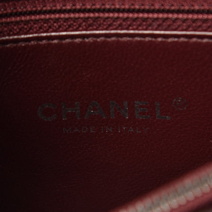 Chanel Caviar Lizard Quilted Small Coco Handle Flap Dark Grey 6 of 11