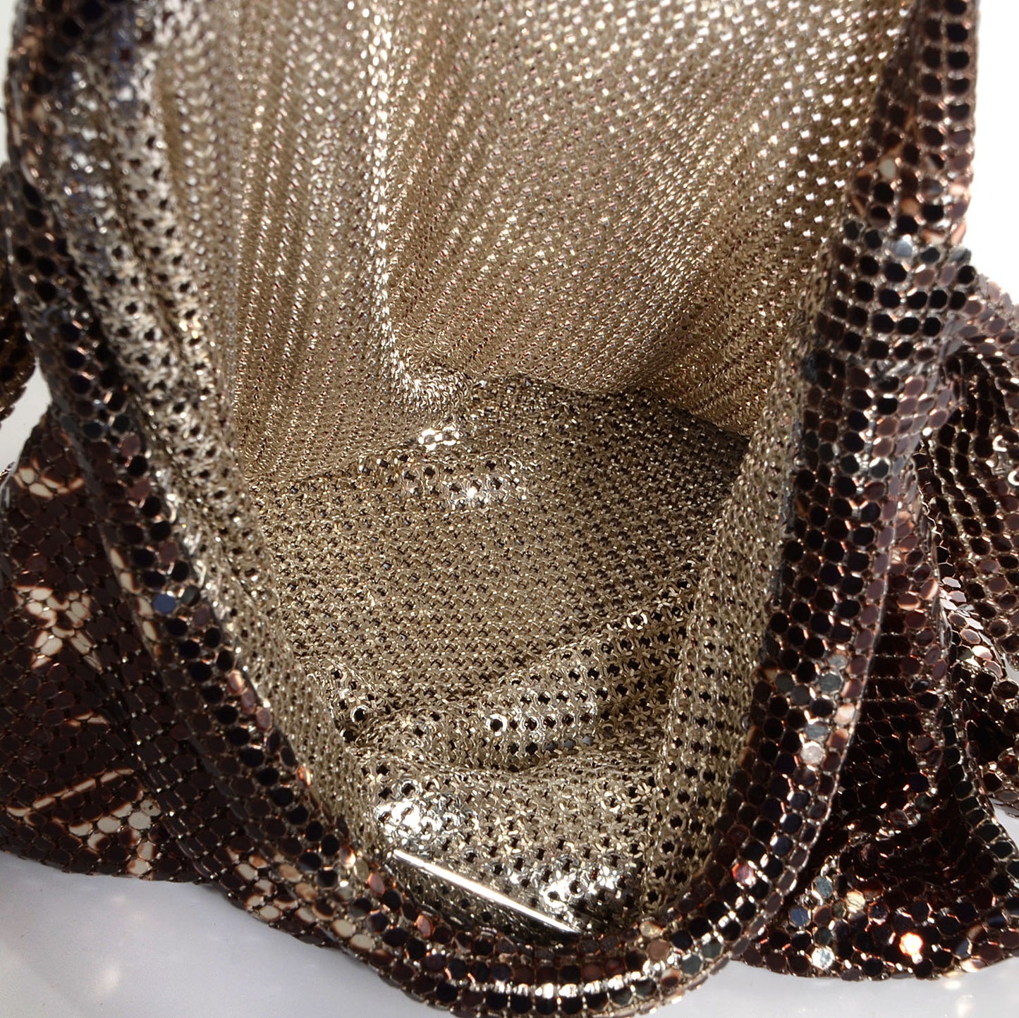 Monogram Mesh Metal Frances Bronze
