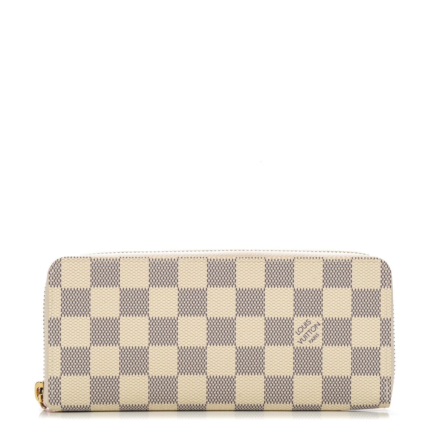 Louis Vuitton Damier Azur Clemence Wallet Rose Ballerine 1 of 7