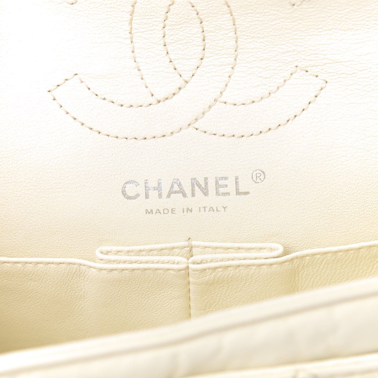 Chanel Aged Calfskin Quilted 2.55 Reissue 224 Flap Ivory 5 of 9