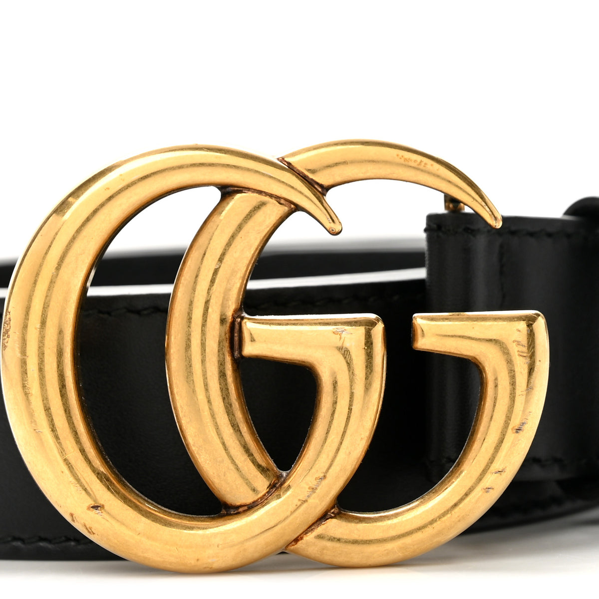 Gucci Calfskin Double G 30mm Belt 90 36 Black 7 of 8