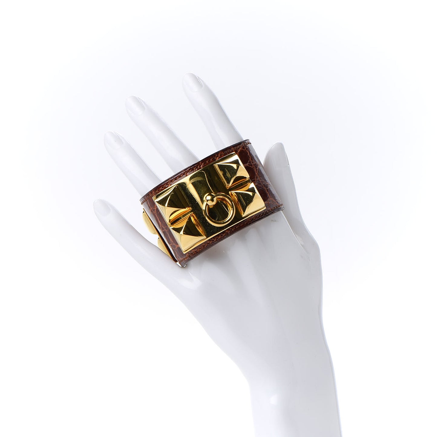 Shiny Alligator Collier De Chien CDC Miel