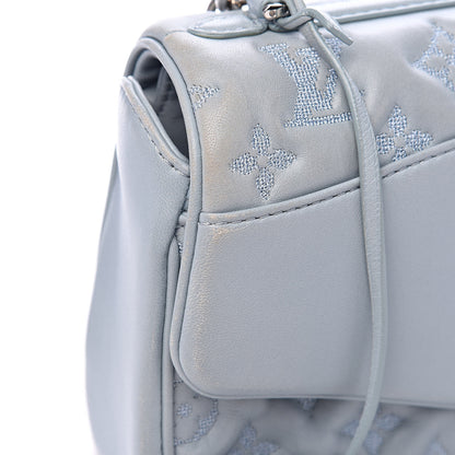 Louis Vuitton Lambskin Mama Broderie Pochette Blue 13 of 16