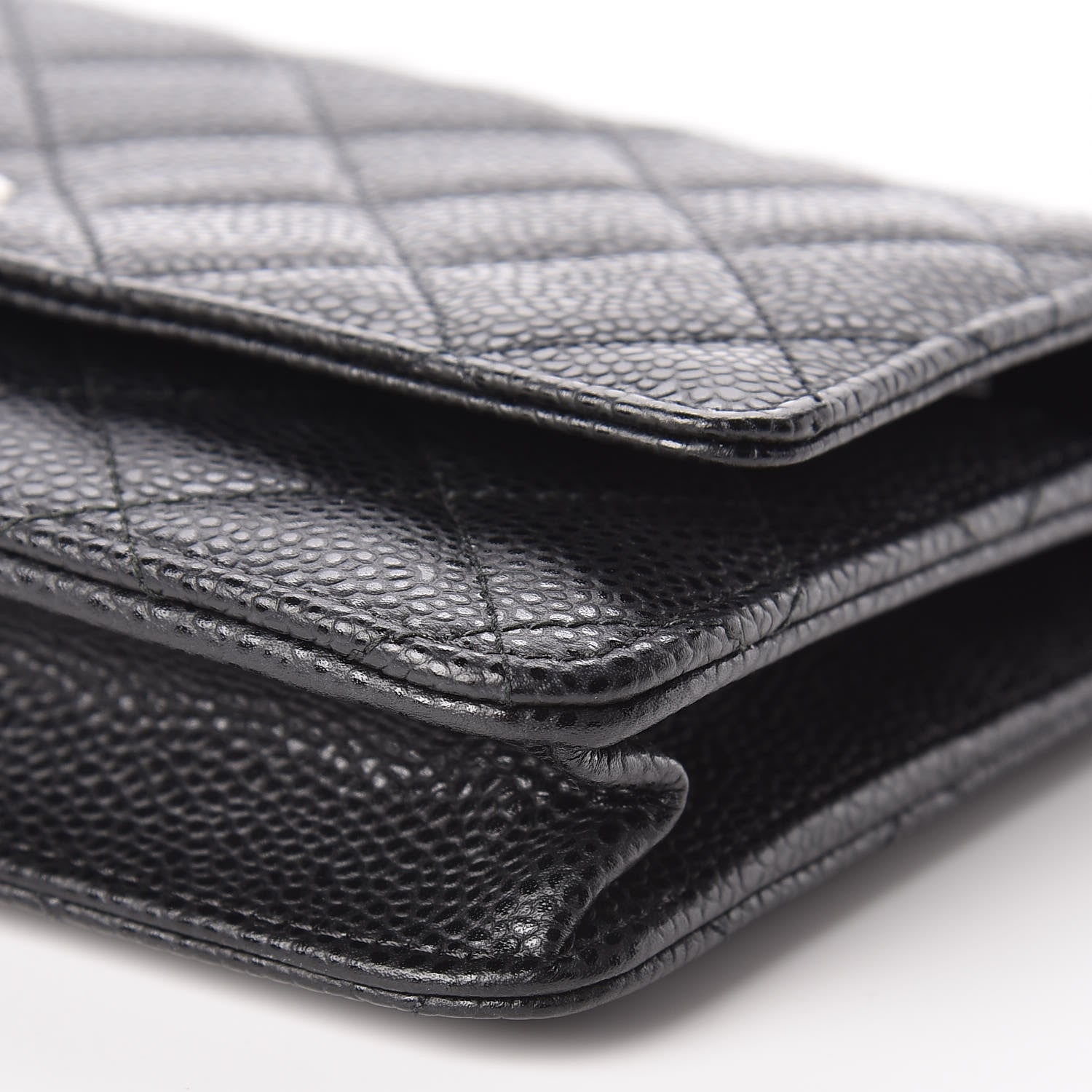 Chanel Caviar Quilted Wallet On Chain WOC Black 9 of 10