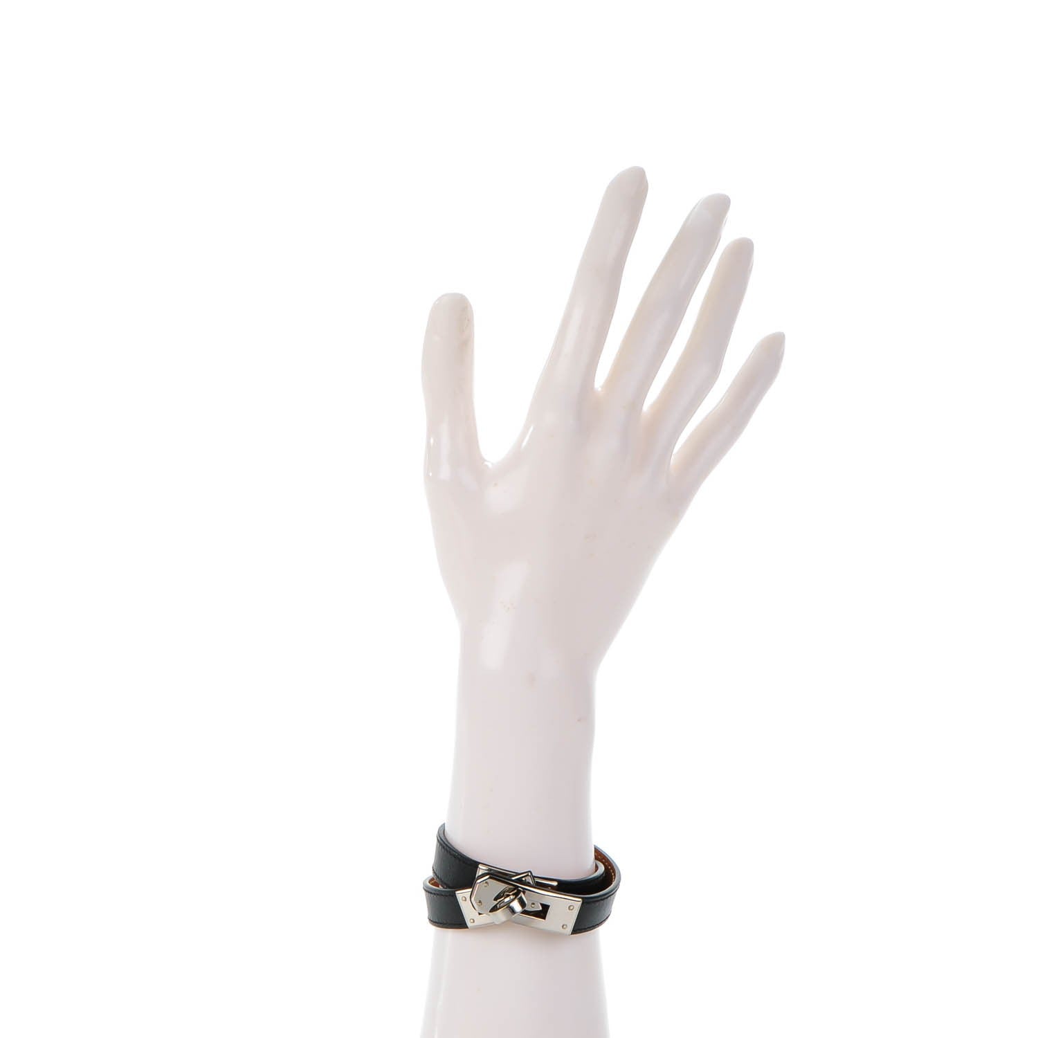 Hermes Chamonix Kelly Double Tour Bracelet S Black 2 of 7