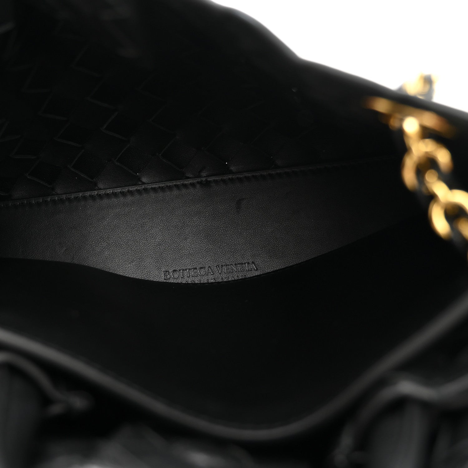 Bottega Veneta Nappa Intrecciato Small Andiamo Shoulder Bag Black 4 of 8