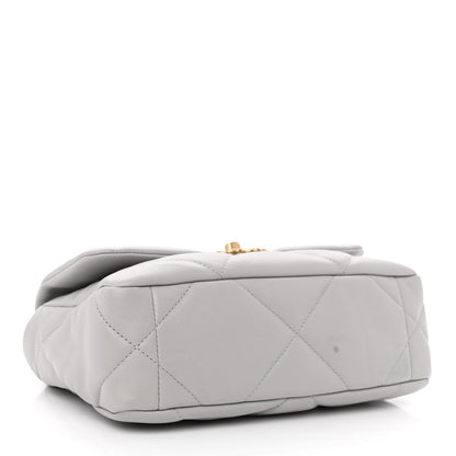 Chanel Lambskin Quilted Medium Chanel 19 Flap Grey 4 of 12