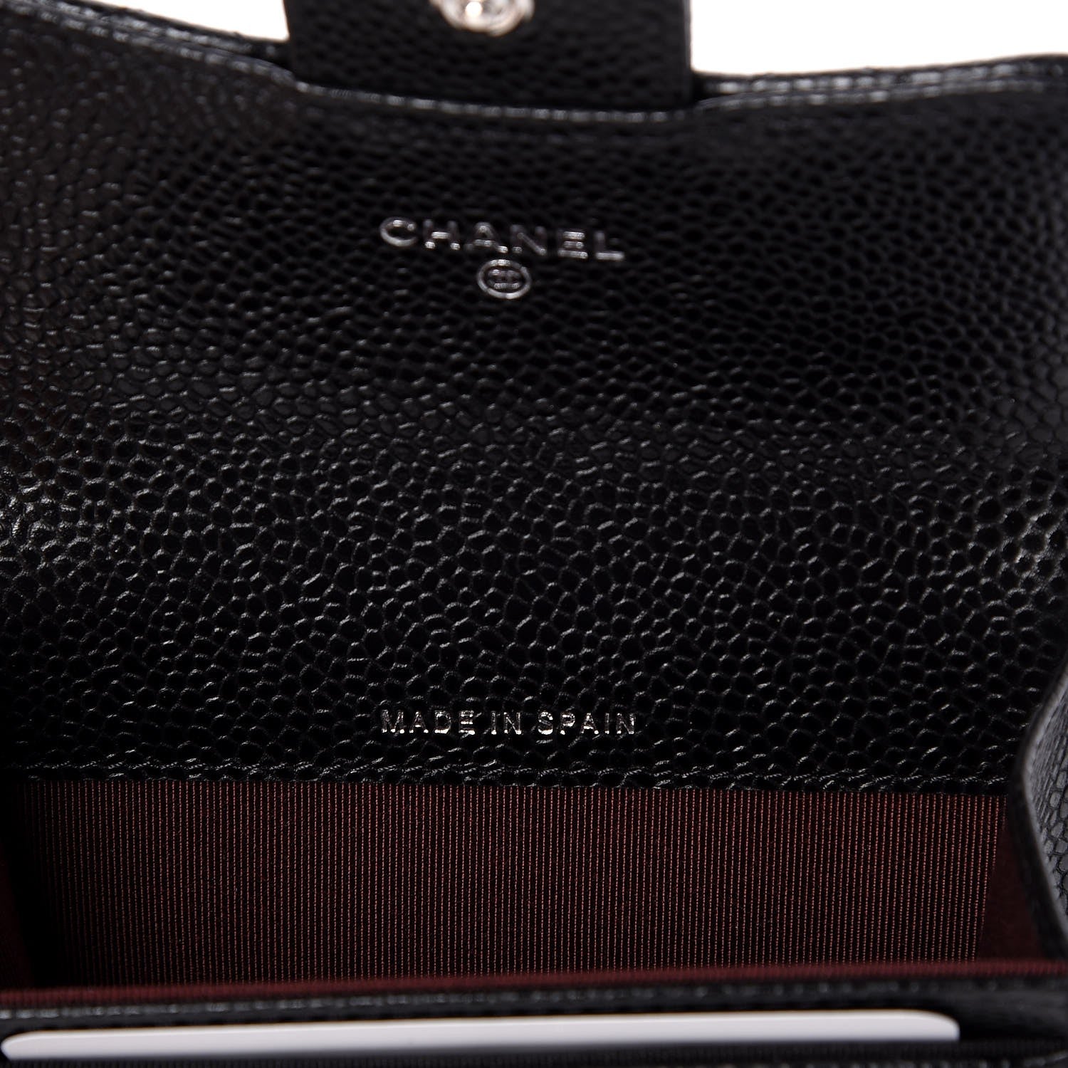 Chanel Caviar Quilted Flap Card Holder Black 7 of 9