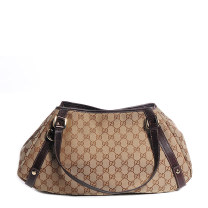 Gucci Monogram Medium Abbey Shoulder Bag Brown 1 of 8