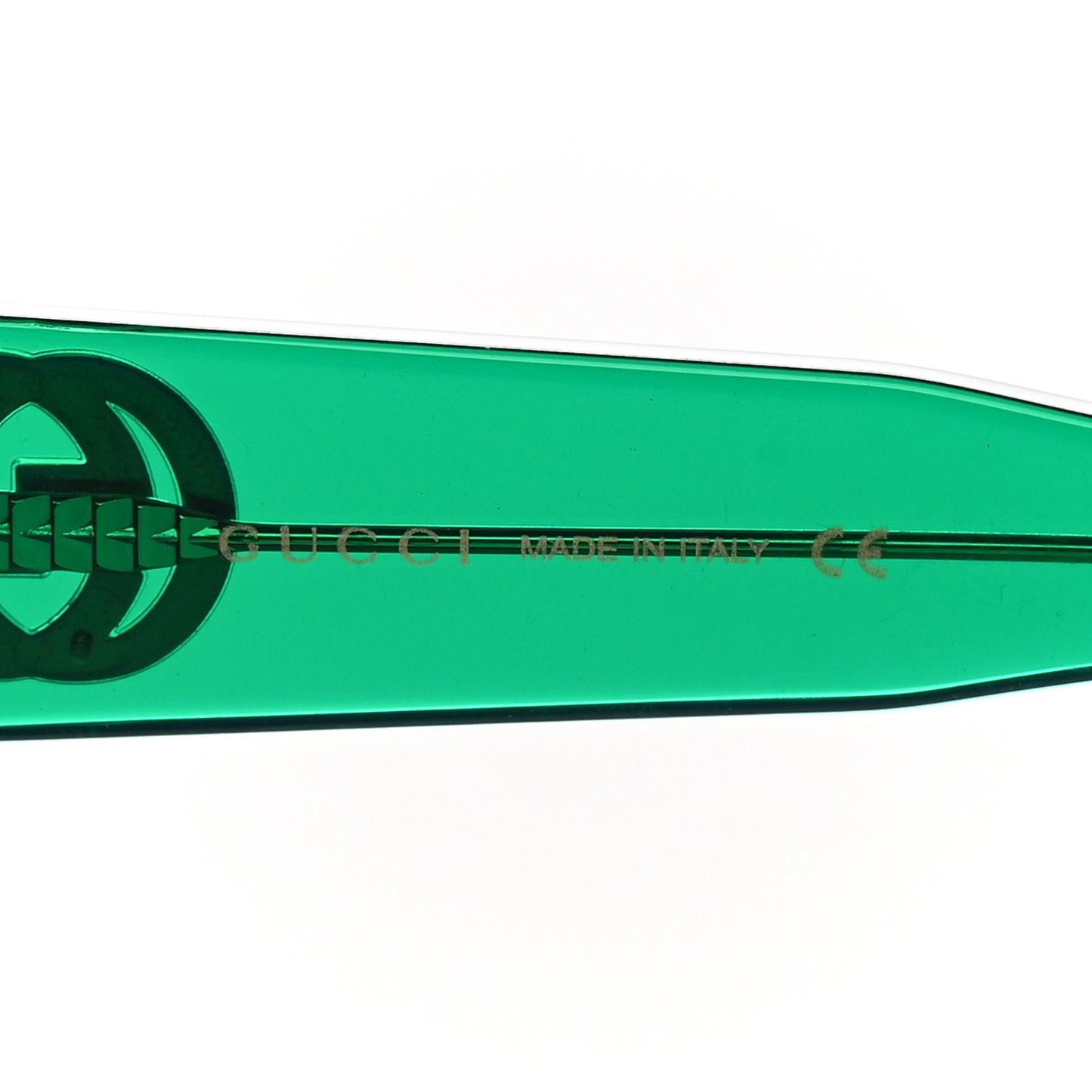 Square Web Frame GG0178S Sunglasses Green Red