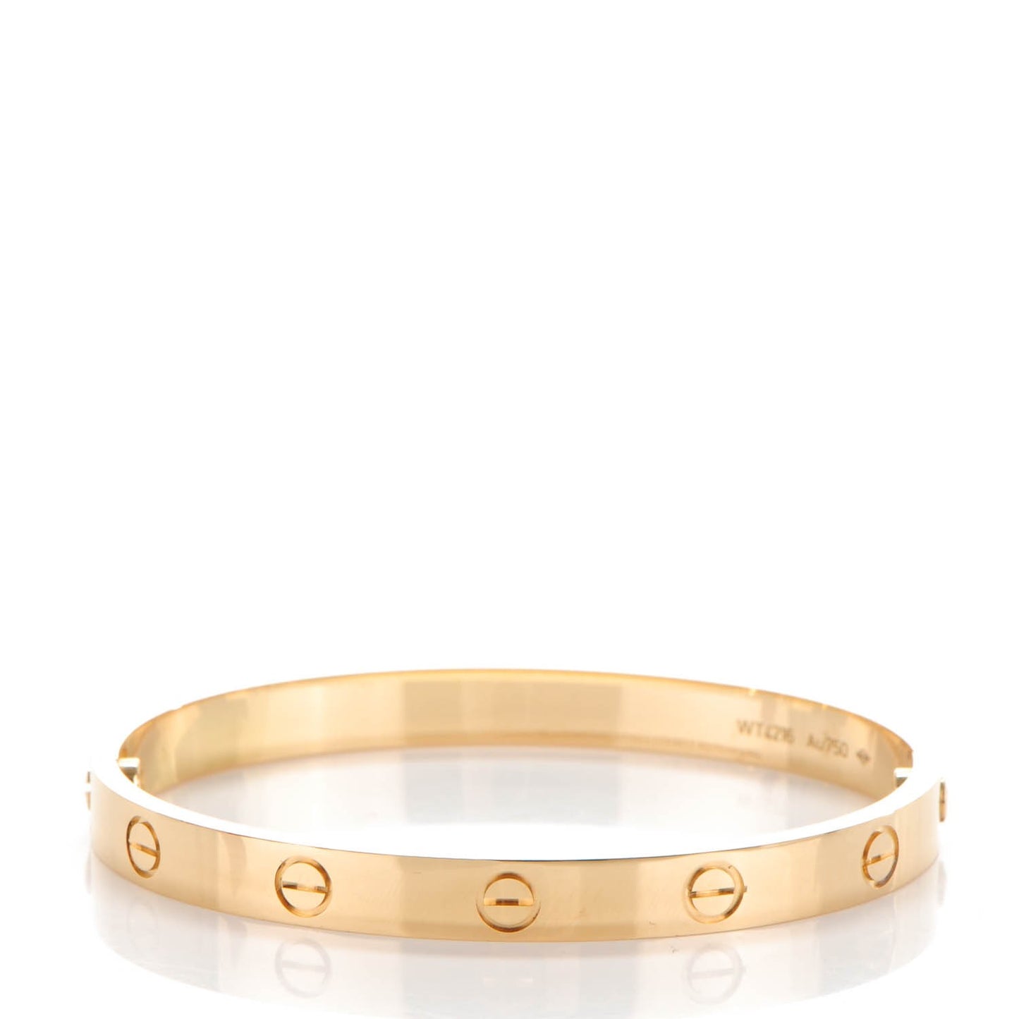 18K Yellow Gold LOVE Bracelet 17