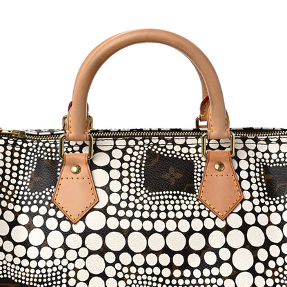 Louis Vuitton Monogram Kusama Town Speedy 30 White 12 of 13