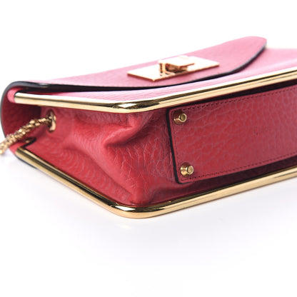 Chloe Grained Calfskin Small Sally Flap Bag Red 6 of 7