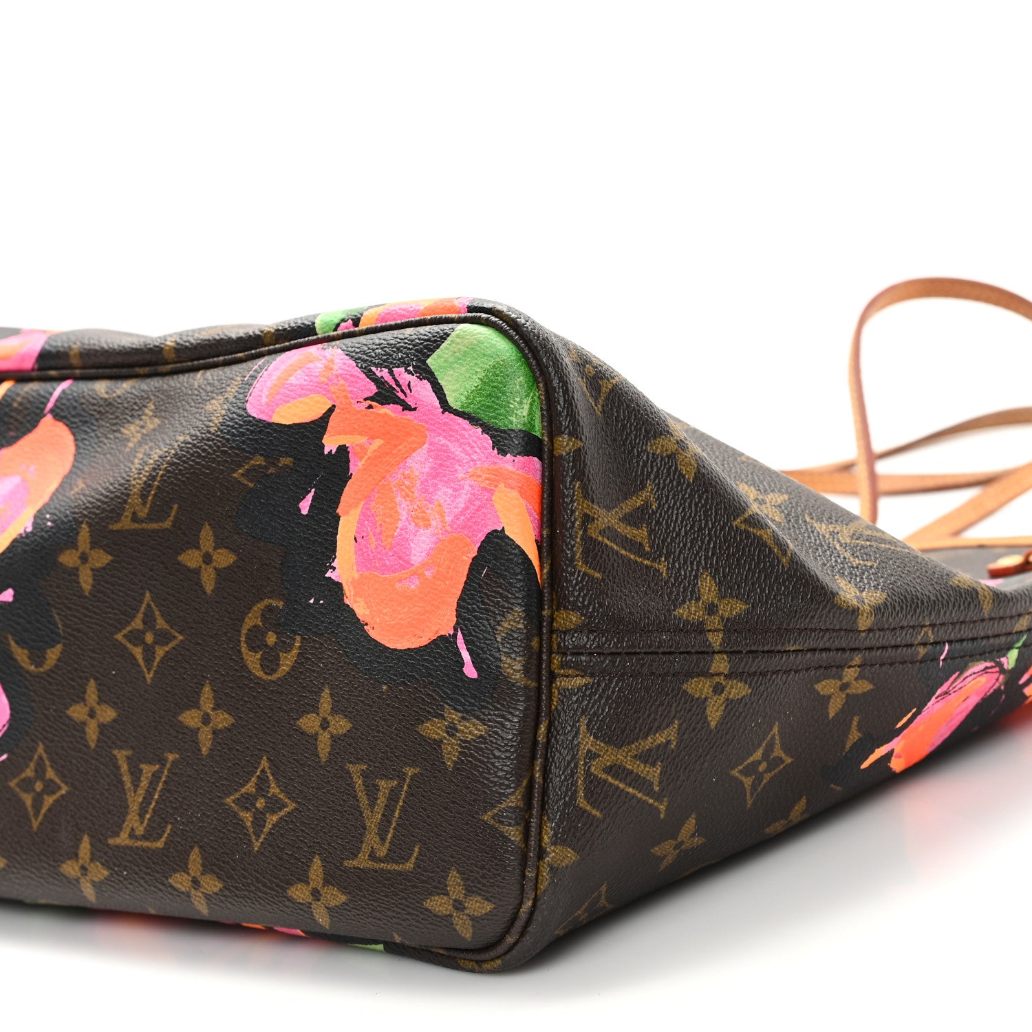 Louis Vuitton Monogram Roses Neverfull MM 10 of 11