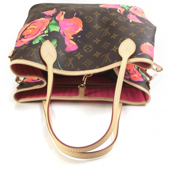 Monogram Roses Neverfull MM