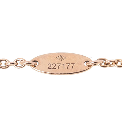 Christian Dior 18K Rose Gold Diamond Black Onyx Rose Des Vents Bracelet 5 of 6