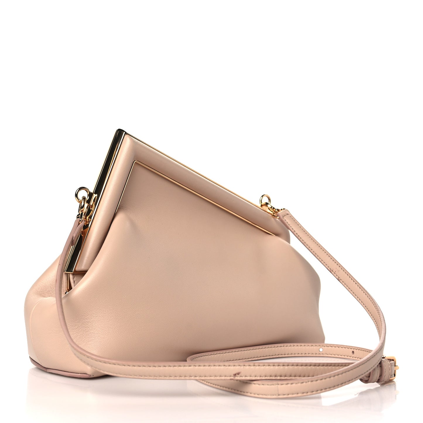 Shiny Nappa Small Fendi First Poudre