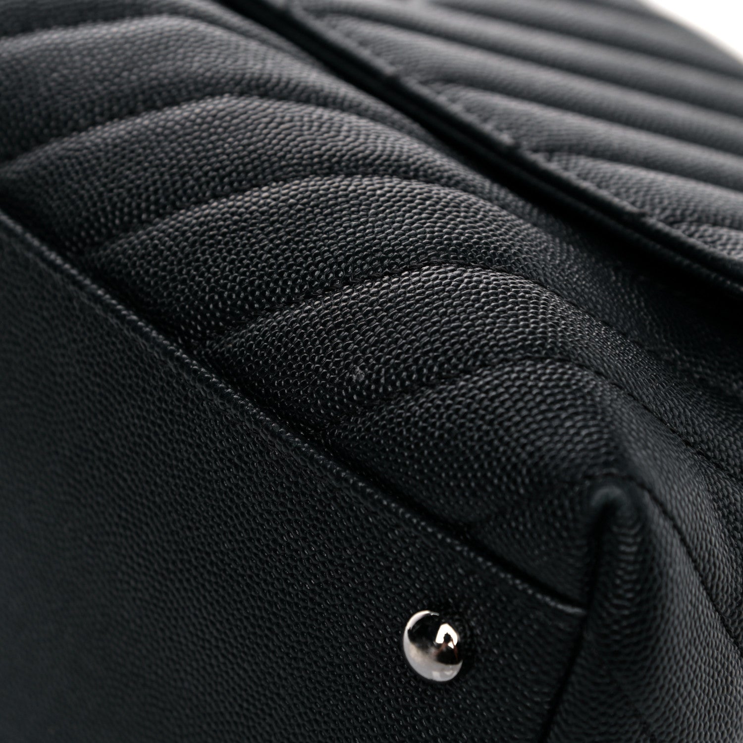 Chanel Caviar Chevron Quilted Small Coco Handle Flap Black 13 of 15