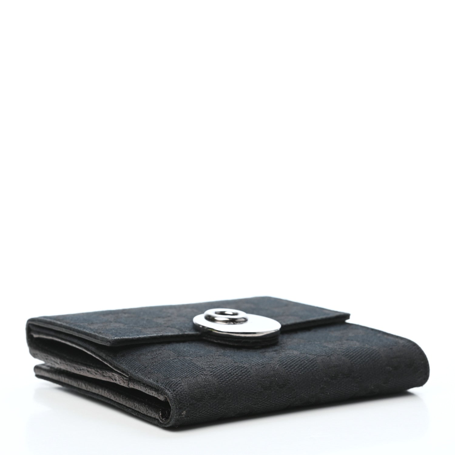 Gucci Monogram Eclipse Compact Wallet Black 4 of 5