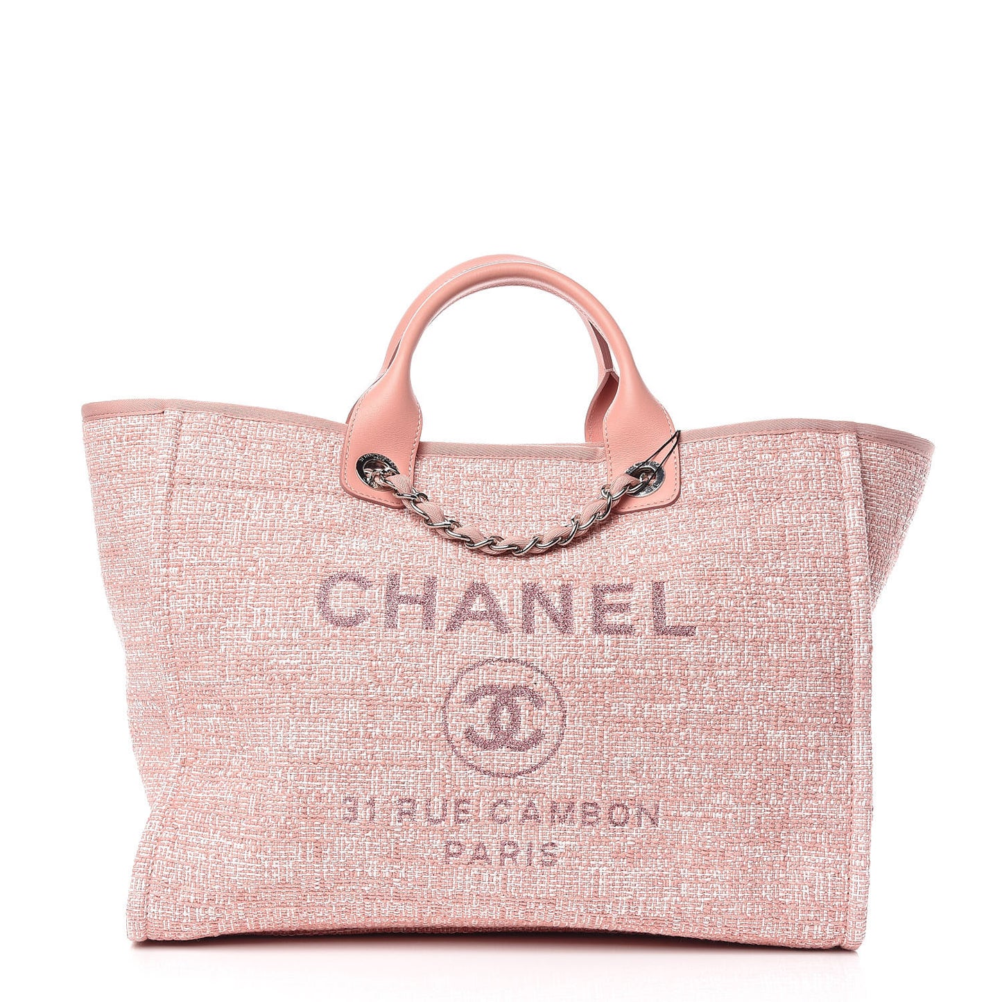 Canvas Large Deauville Tote Pink