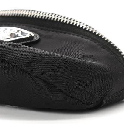 Prada Re-Nylon Travel Saffiano Metal Triangle Logo Mini Arm Pouch Black 8 of 9