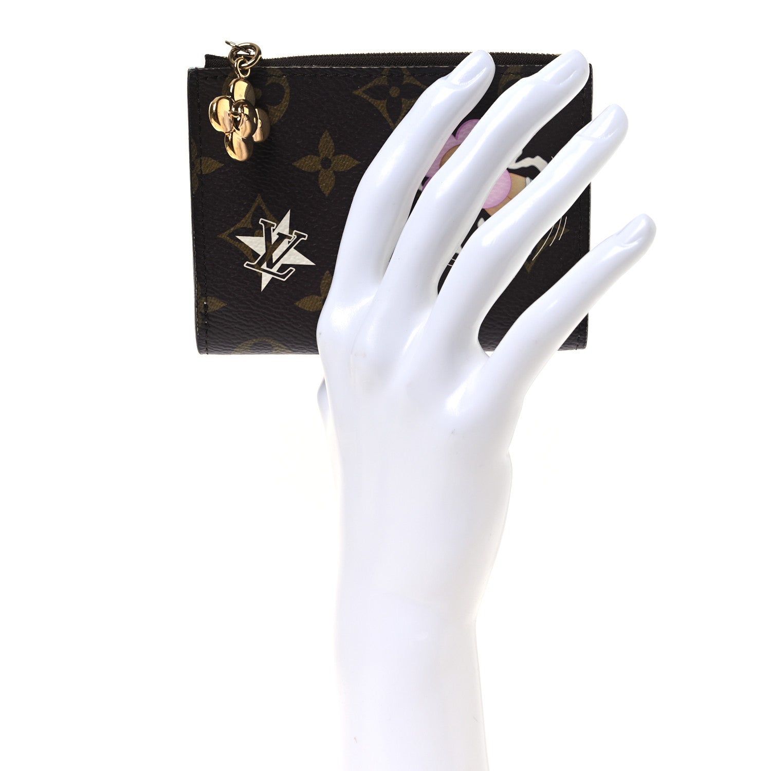 Louis Vuitton Monogram Snow Show Lisa Wallet Azur Frost 2 of 6