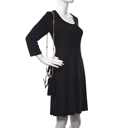 Gucci Mousse Top Patent Mini Sylvie 1969 Top Handle Bag Black 3 of 13