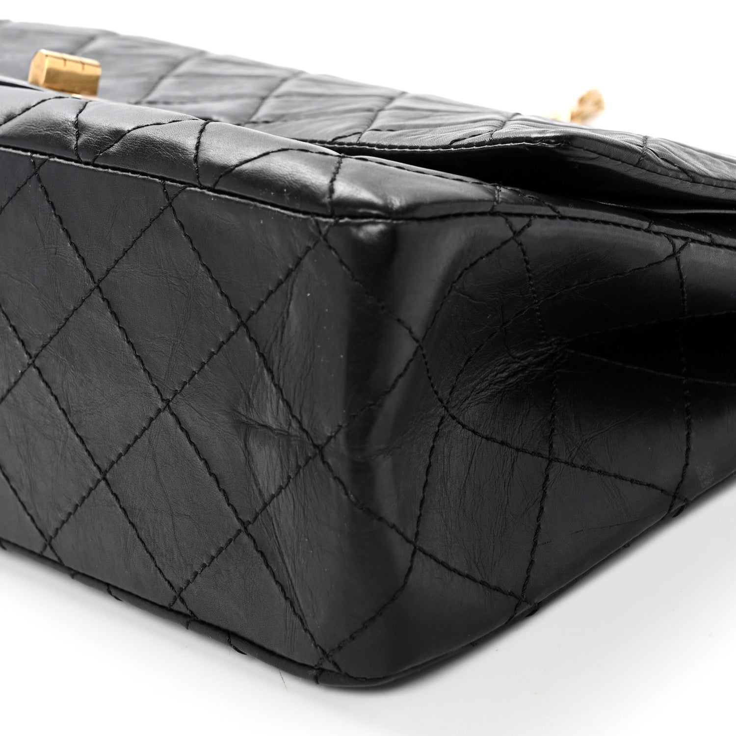 Chanel Aged Calfskin Quilted 2.55 Reissue 227 Flap Black 10 of 10