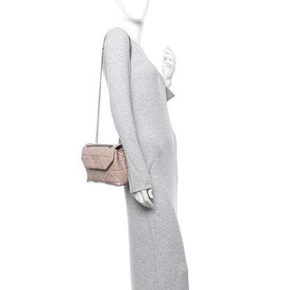 Prada Nappa Triangle Stitched Small Spectrum Bag Cipria 2 of 9