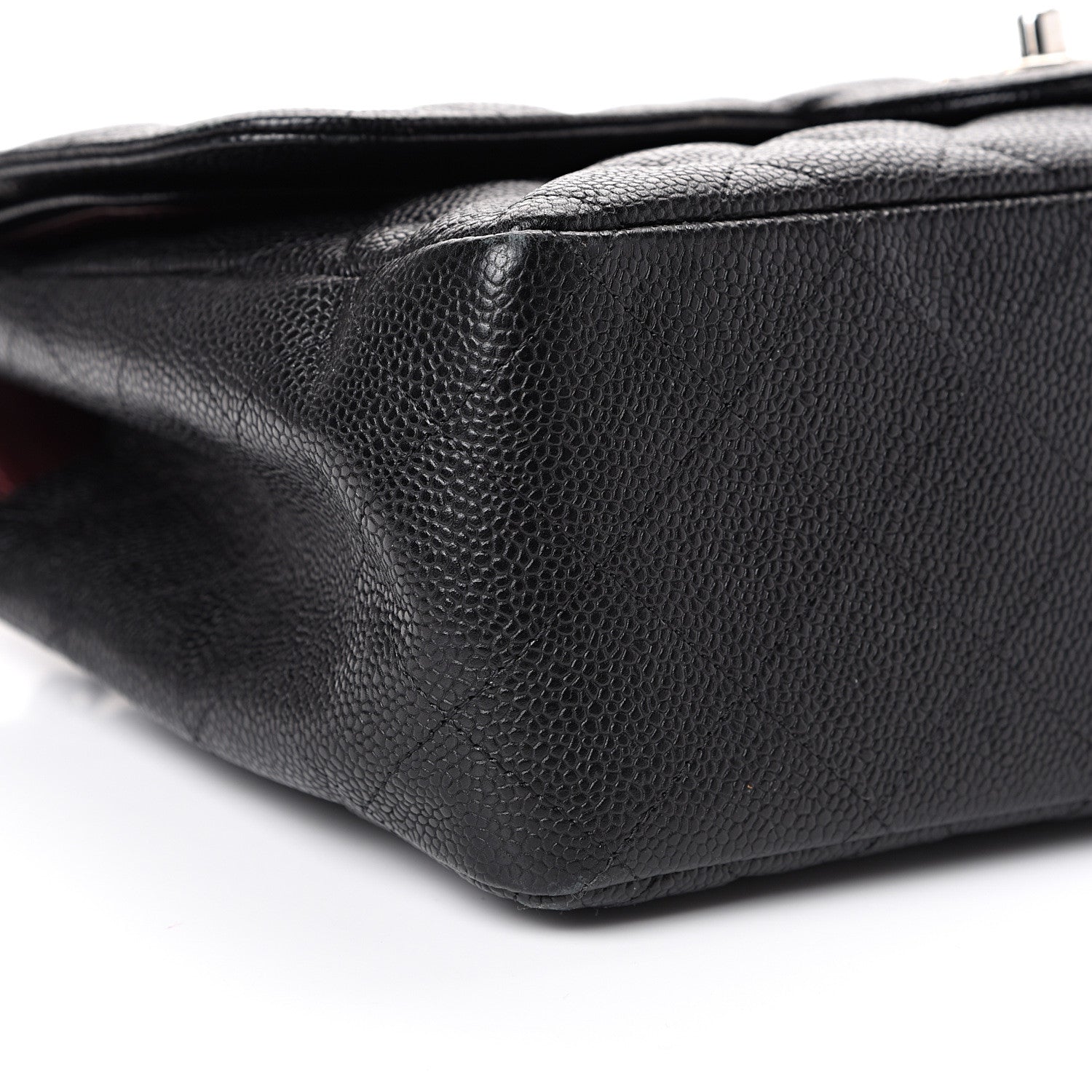 Chanel Caviar Quilted Jumbo Double Flap Black 8 of 10