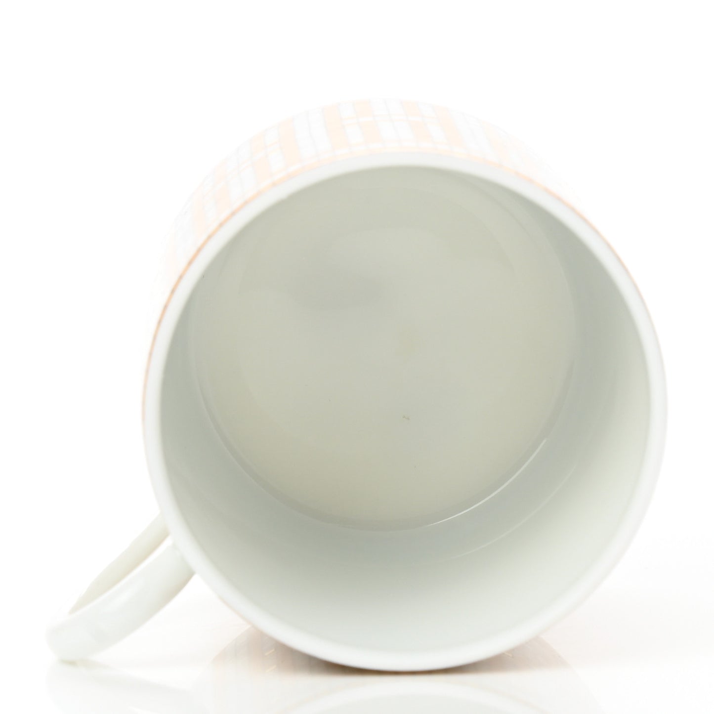 Porcelain Mosaique Au 24 Gold Coffee Cup and Saucer Set of 2