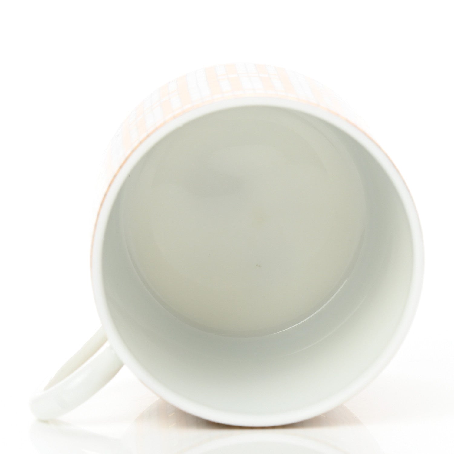 Hermes Porcelain Mosaique Au 24 Gold Coffee Cup and Saucer Set of 2 3 of 7