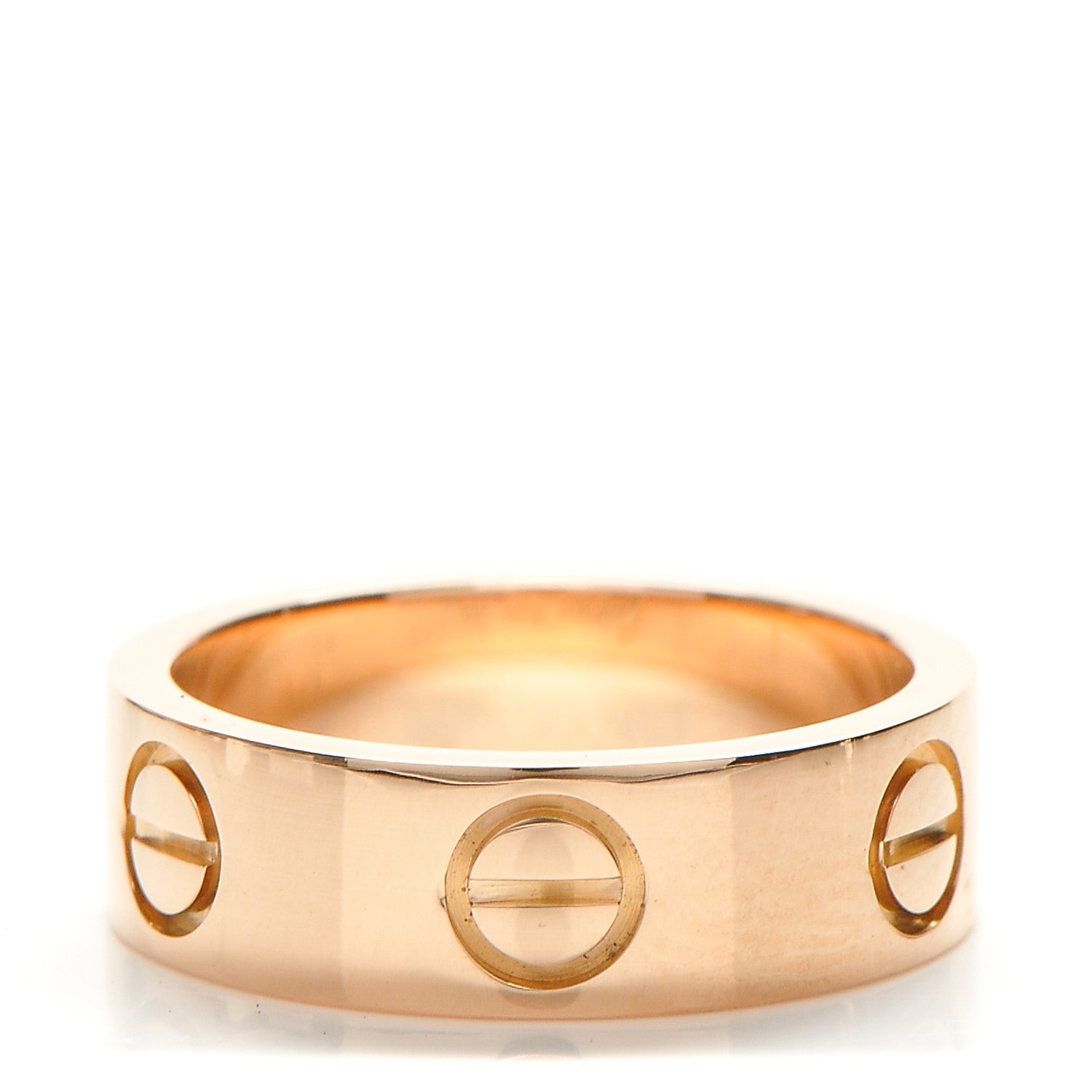 Cartier 18K Pink Gold 5.5mm LOVE Ring 48 4.5 1 of 4