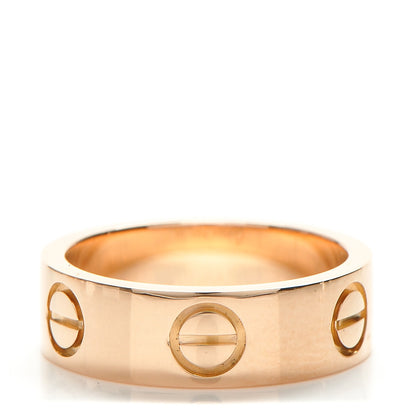 Cartier 18K Pink Gold 5.5mm LOVE Ring 48 4.5 1 of 4