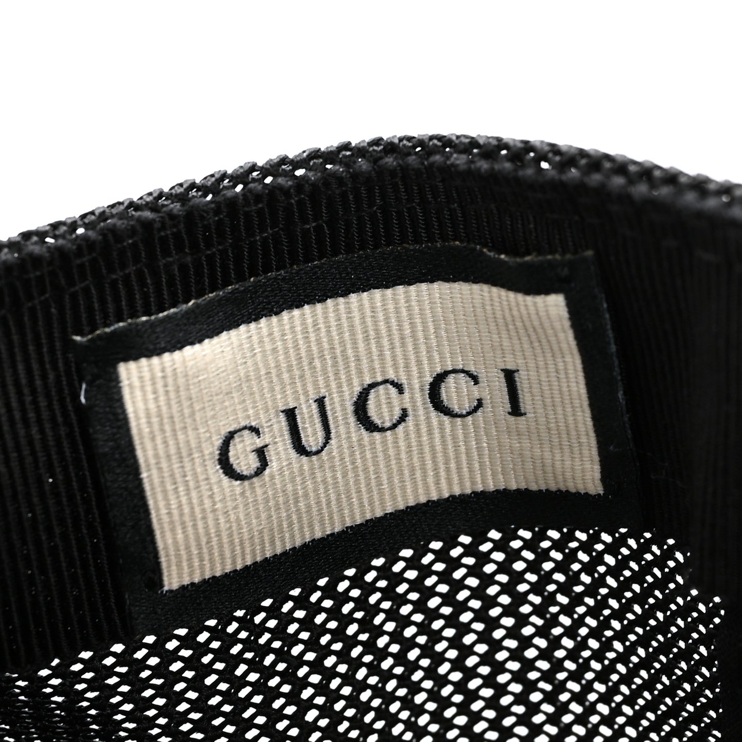 Nylon Monogram Baseball Hat L Black