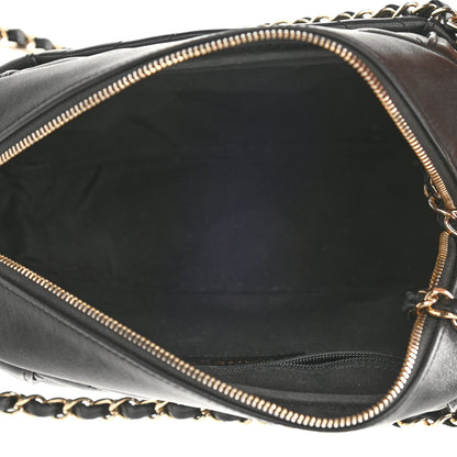 Chanel Calfskin Quilted Daily Chevron Camera Case Black 5 of 11