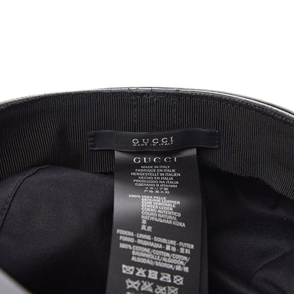 Gucci Calfskin Cellarius Hat S Black 4 of 6