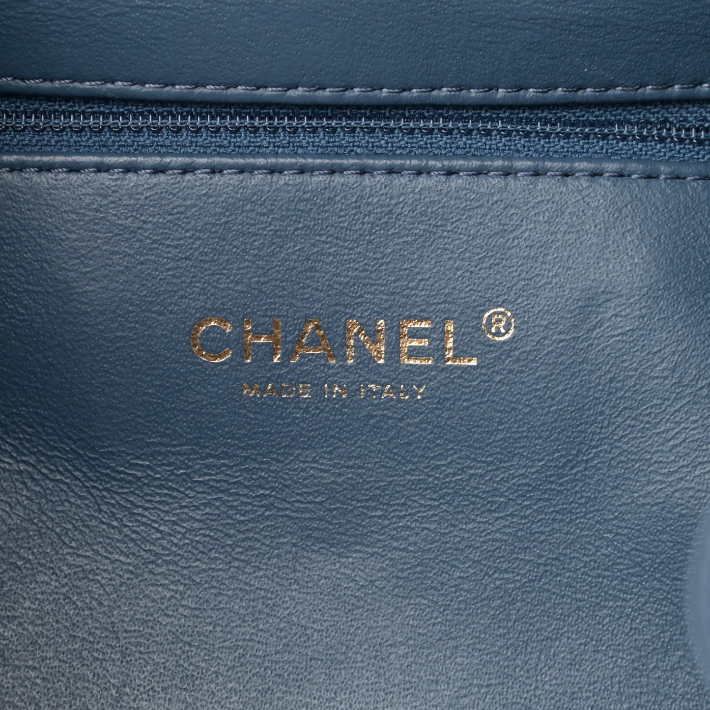 Caviar Quilted Business Affinity Backpack Blue
