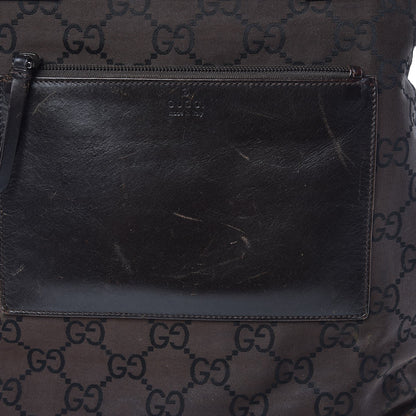 Gucci Nylon Monogram Tote Brown 9 of 17