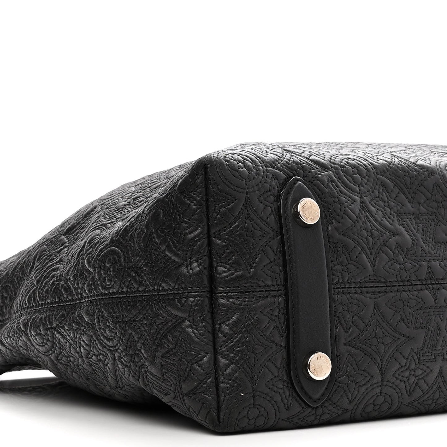 Monogram Lambskin Antheia Hobo PM Black