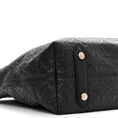 Louis Vuitton Monogram Lambskin Antheia Hobo PM Black 10 of 11