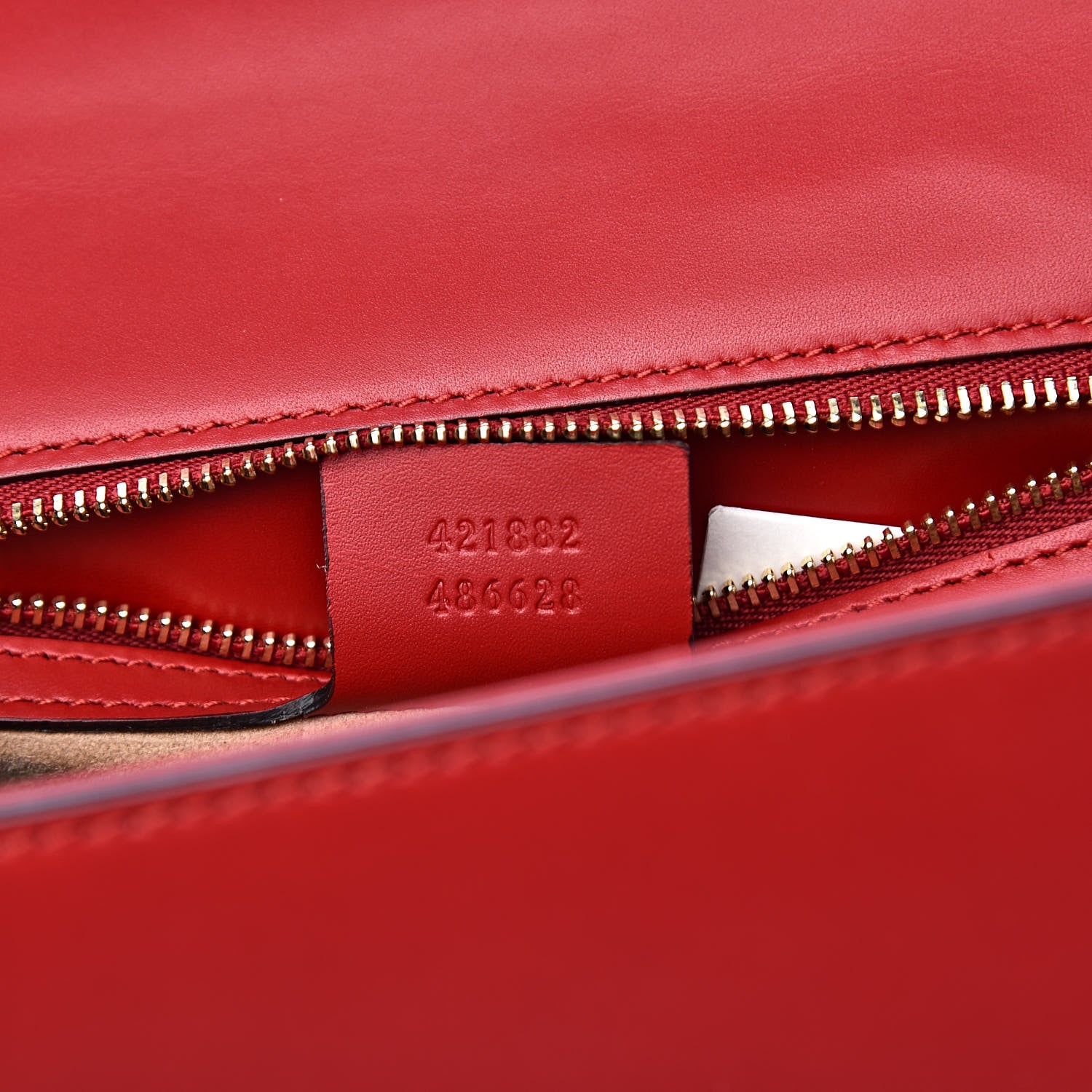 Gucci Calfskin Small Sylvie Shoulder Bag Hibiscus Red 7 of 11