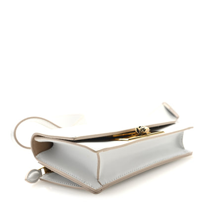 Alexander McQueen Calfskin Mini Skull Lock Shoulder Bag Deep Ivory 4 of 9
