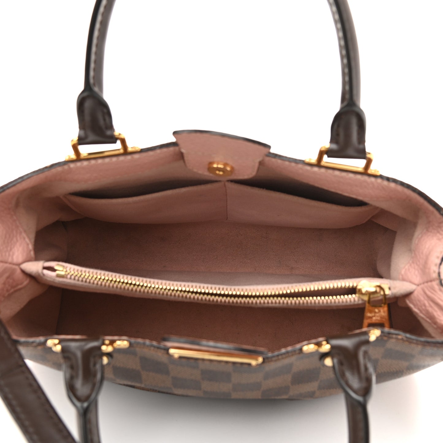 Damier Ebene Cuir Taurillon Brittany Magnolia