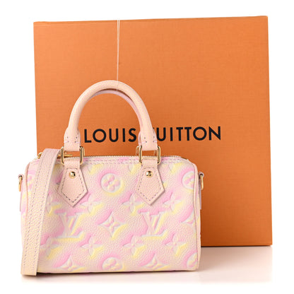 Louis Vuitton Empreinte Monogram Summer Stardust Nano Speedy Pink 10 of 10