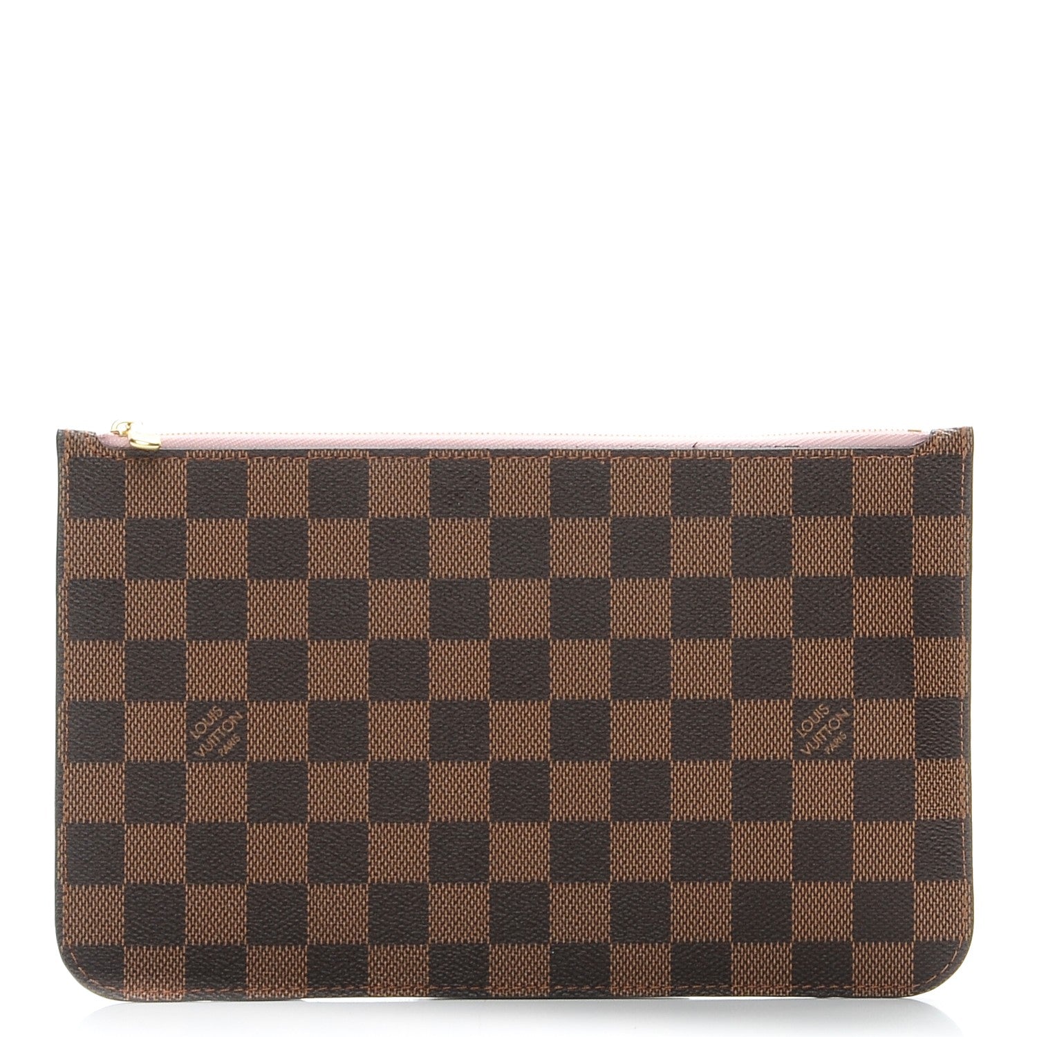 Louis Vuitton Damier Ebene Neverfull MM GM Pochette Rose Ballerine 1 of 8