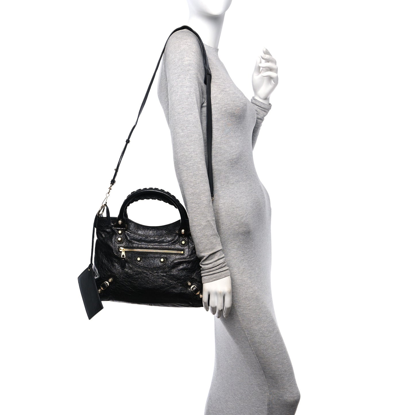 Agneau Giant 12 Gold Hardware Town Black