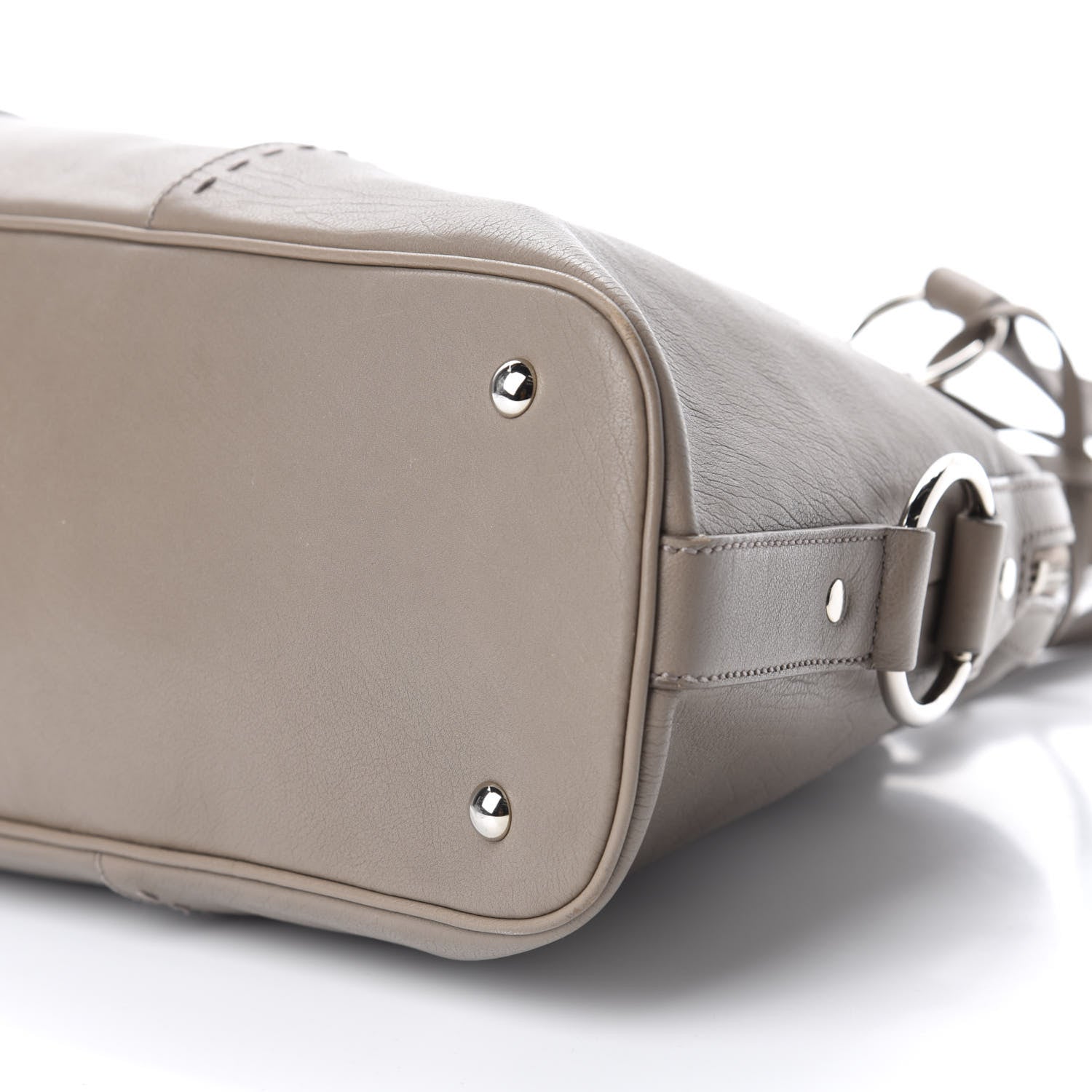 Saint Laurent Calfskin Large Muse Gray 6 of 9