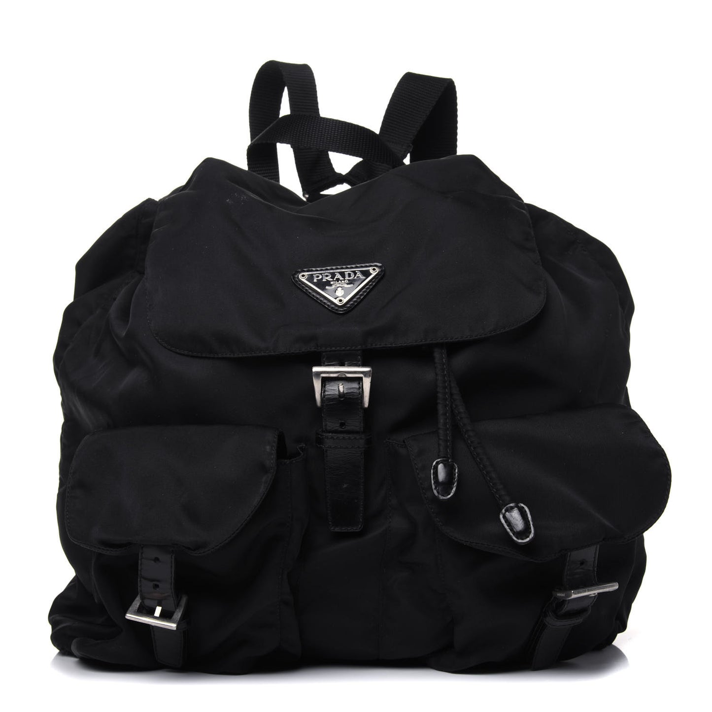 Nylon Vela Large Backpack Black