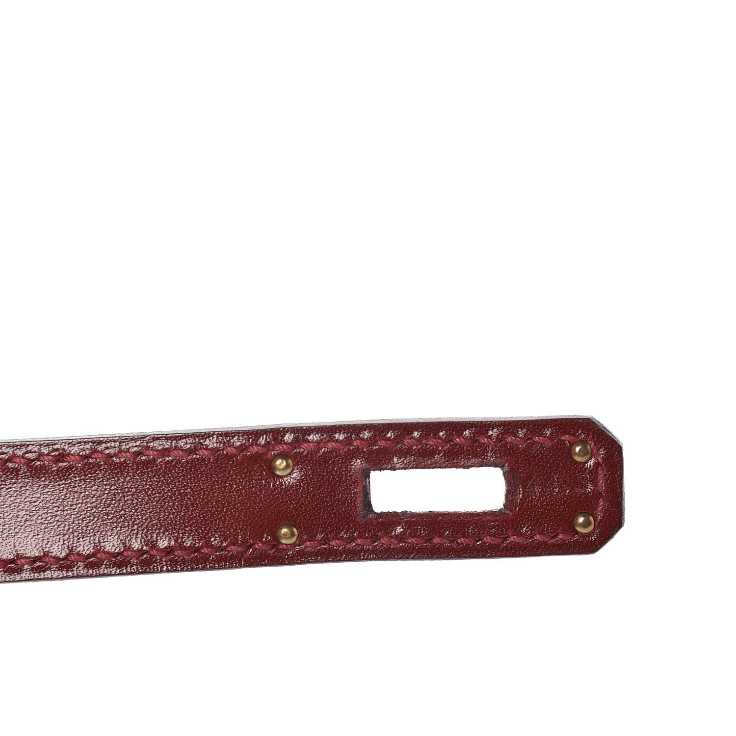 Hermes Box Kelly Cut Clutch Rouge H 7 of 9